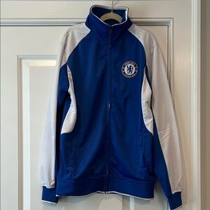 Chelsea Football Club- Youth Large Jacket— Blue and White